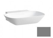 Раковина для ванної Laufen Ino 56х45 см без отворів шліфована кераміка графіт матовий H8163027581121