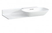 Раковина для ванної Laufen Ino 90х45 см без отворів полиця зліва кераміка білий H8133010001091