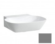 Раковина для ванної Laufen Ino 45х41 см без отворів під змішувач кераміка графіт матовий H8153017581121