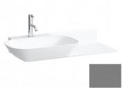 Раковина для ванної Laufen Ino 90х45 см з 1 отвором полиця праворуч кераміка графіт матовий H8133027581111