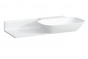 Раковина для ванної Laufen Ino 90х45 см без отворів полиця зліва кераміка білий матовий H8133017571121