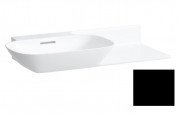 Раковина для ванної Laufen Ino 90х45 см без отворів полиця праворуч кераміка чорний матовий H8133027161091