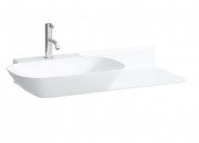Раковина для ванної Laufen Ino 90х45 см з 1 отвором полиця праворуч кераміка білий з покриттям LCC H8133024001111