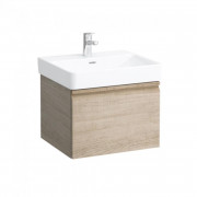 Тумба под раковину Laufen Pro S подвесная 55х37,2 см МДФ светлый дуб H4830320954791