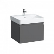 Тумба під раковину Laufen Pro S підвісна 55х37,2 см МДФ графіт H4830320954801