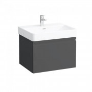 Тумба под раковину Laufen Pro S подвесная 57х45 см МДФ графит H4833720964801