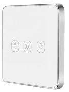 Розумний сенсорний вимикач Tervix Pro Line ZigBee Touch Switch 3 кнопки без нуля 438131