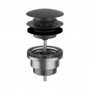 Донний клапан для раковини Laufen Automatic Clic 1¼'' чорний матовий титан з PVD-покриттям H3709890811041