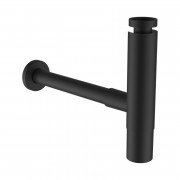 Дизайнерский сифон для раковины Laufen черный матовый титан с PVD-покрытием H3749800810001