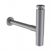 Дизайнерський сифон для раковини Laufen матова нержавіюча сталь з PVD-покриттям H3749800900001