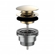 Донный клапан для раковины Laufen Automatic Clic 1¼'' золото с PVD-покрытием H3709890011041