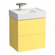 Тумба під раковину Laufen Kartell 58х45 см МДФ жовтий H4075580336441