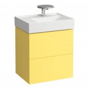Тумба під раковину Laufen Kartell 58х45 см МДФ жовтий H4075680336441