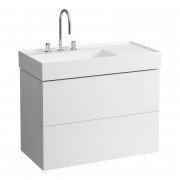 Тумба під раковину Laufen Kartell 88х45 см МДФ білий матовий H4076180336401