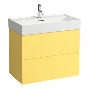 Тумба під раковину Laufen Kartell 78,4х44,9 см МДФ жовтий H4075920336441
