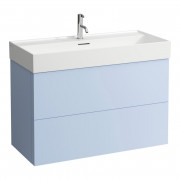Тумба під раковину Laufen Kartell 98,4х44,9 см МДФ сіро-блакитний H4076320336451