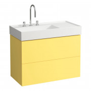 Тумба под раковину Laufen Kartell 88х45 см МДФ желтый H4076180336441