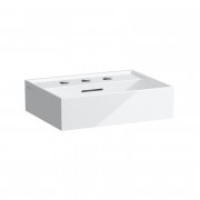 Раковина для ванной Laufen Kartell 45х34 см с 3 отверстиями под смеситель керамика белый H8153300001081