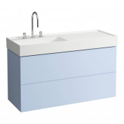 Тумба під раковину Laufen Kartell 118х45 см МДФ сіро-блакитний H4076480336451