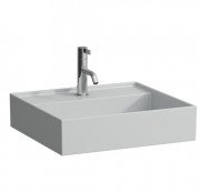 Раковина для ванної Laufen Kartell 45х34 см з 1 отвором без переливу кераміка сірий матовий H8153307591111