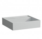 Раковина для ванної Laufen Kartell 45х34 см без отвору без переливу кераміка сірий матовий H8153307591121