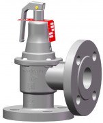 Клапан запобіжний Duco F DN32x40 3 бар чавун 32300