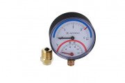 Термоманометр Afriso ТМ 80 мм 0-4 бар 20-120°C ½'' радіальний 63337