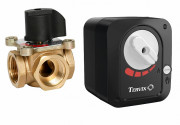 Комплект клапана Tervix Pro Line TOR DN20 Rp 3/4'' и электрического привода AZOG 3 точки 220В АС 312123