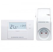 Бездротовий тижневий температурний програматор Euroster з розеткою 2026TXRXG