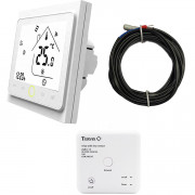 Комплект беспроводного управления отоплением Tervix ZigBee термостат встраиваемый + реле (сухой контакт) 496161
