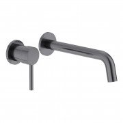 Смеситель для раковины Volle Cruze настенный однорычажный графитовый 1547.010306