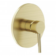 Змішувач для душу прихованого монтажу Volle Cruze одноважільний золотий 1547.100215