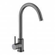 Смеситель для кухни Volle Cruze однорычажный графитовый 1547.110106