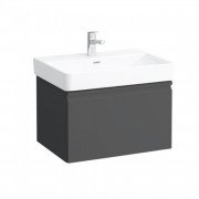 Тумба под раковину Laufen Pro S подвесная 61,6х45 см МДФ графит H4834220964801