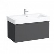 Тумба под раковину Laufen Pro S подвесная 80,9х45 см МДФ графит H4835020964801