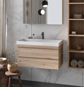 Тумба з раковиною Kolpa San Naomi OUN 60 600x450x495 мм натуральне дерево 546010