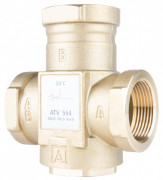 Термічний клапан Afriso ATV 554 DN32 Rp 1¼'' Kvs 12 номінальна температура 50°C латунь 1655410