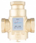 Термічний клапан Afriso ATV 335 DN25 Rp 1'' Kvs 9 номінальна температура 55°C латунь 1633510