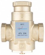 Термічний клапан Afriso ATV 336 DN25 Rp 1'' Kvs 9 номінальна температура 60°C латунь 1633610