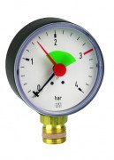 Манометр Afriso HZ 63 0-4 бар ¼'' радіальний ударостійкий пластик 63911