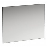 Зеркало в ванную комнату Laufen Frame 25 90х70 см с алюминиевой рамой черный матовый H4474059004501