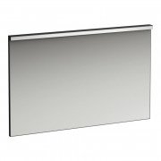 зеркало у ванній кімнаті Laufen Frame 25 за індивідуальним замовленням з алюмінієвою рамою чорний матовий H4474209004501