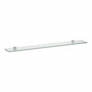 Скляна полиця Laufen Frame 25 90х12 см прозоре скло/білий H4475859000001