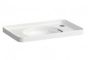 Раковина для ванної Laufen Val 55х36 см з одним отвором праворуч кераміка білий з покриттям LCC H8172814001061