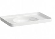 Раковина для ванної Laufen Val 55х36 см без отворів без переливу кераміка білий H8172810001121