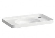 Раковина для ванної Laufen Val 55х36 см з 1 отвором праворуч без переливу кераміка білий H8172810001141