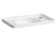 Раковина для ванної Laufen Val 55х36 см з одним отвором праворуч без переливу кераміка білий з покриттям LCC H8172814001141