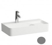 Раковина для ванної Laufen Val 60х31 см з 1 отвором шліфована кераміка графіт матовий H8172857581041