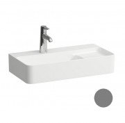 Раковина для ванної Laufen Val 60х31 см з 1 отвором без переливу шліфована кераміка графіт матовий H8172857581561