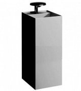 Раковина для ванной Laufen Kartell 37,5х43,5 см напольная с 3 отверстиями керамика графит матовый H8113317581581